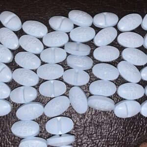 Blue Football Xanax gg 258 pill