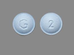 Blue Xanax pill